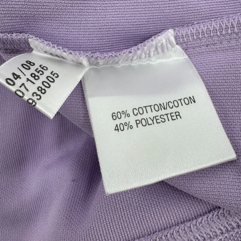 Adidas CLIMALITE WOMENS Lavender Sleeveless Button Close Golf Shirt SIZE L - NWT - Picture 12 of 15